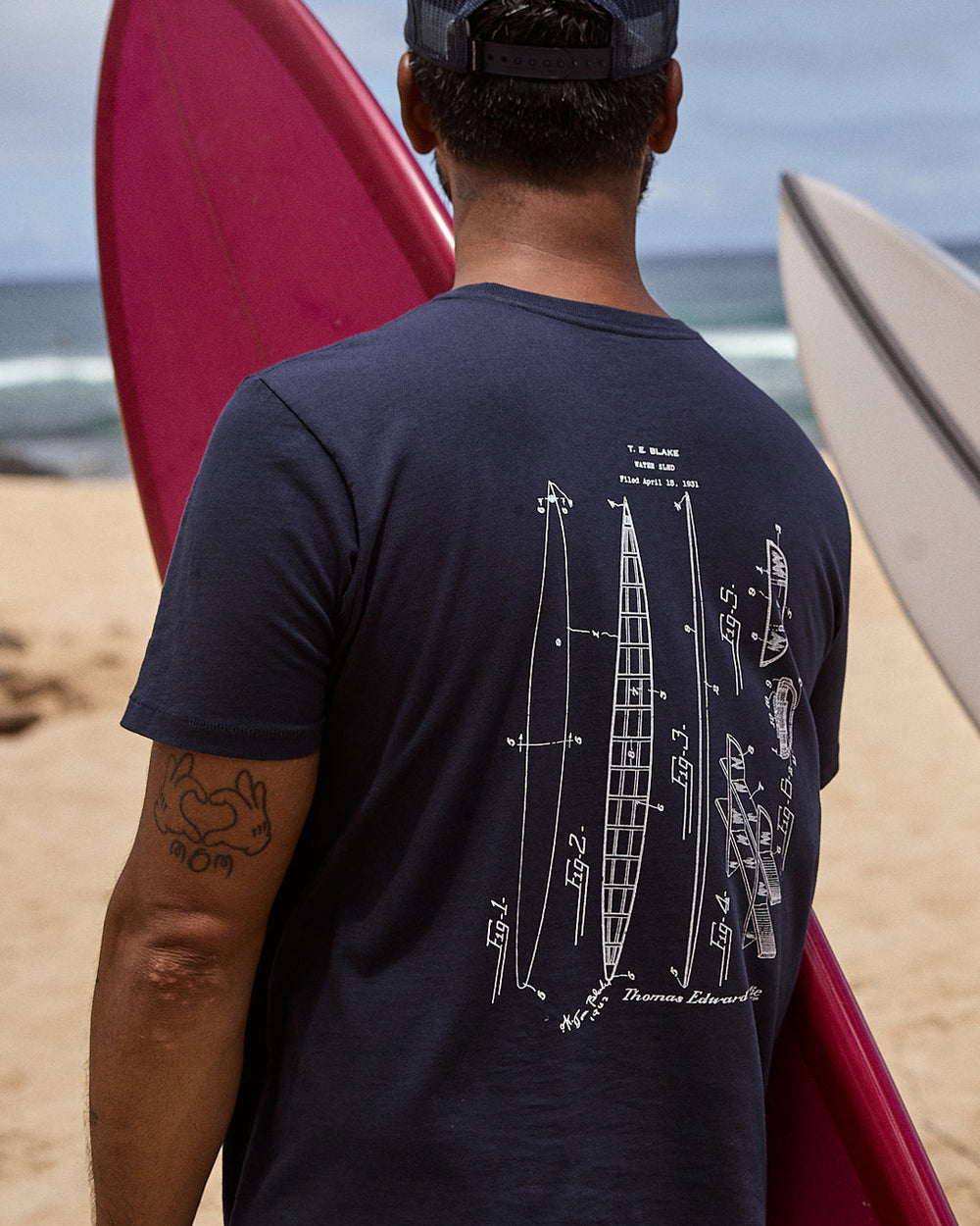 Tom Blake Blueprint Tee