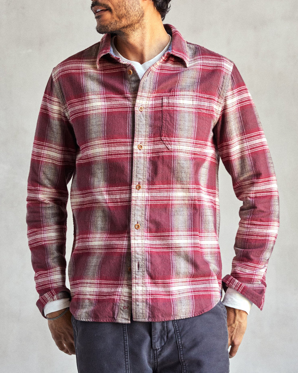 Transitional Slub Flannel