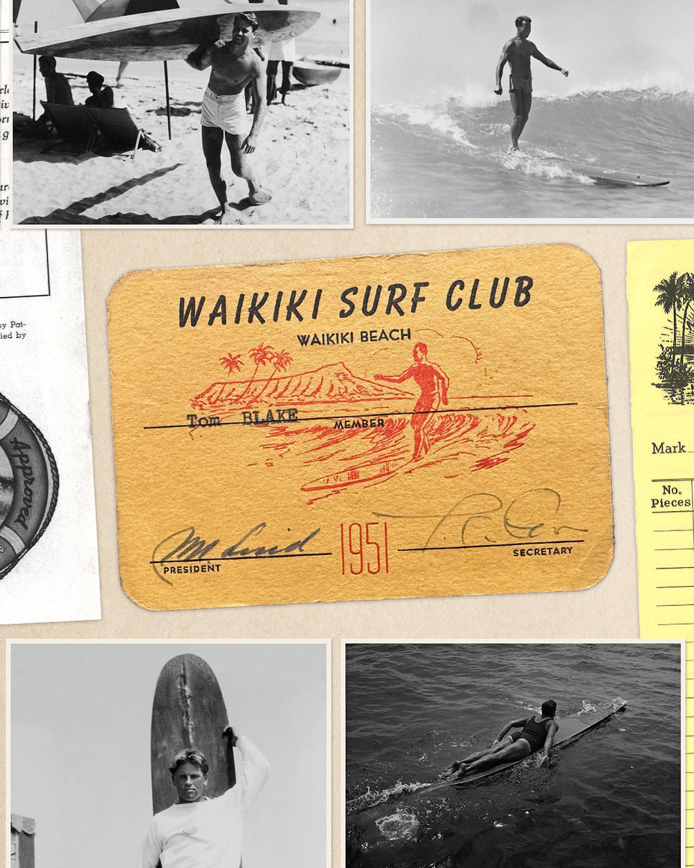 Tom Blake Waikiki Sur Sweatshirt