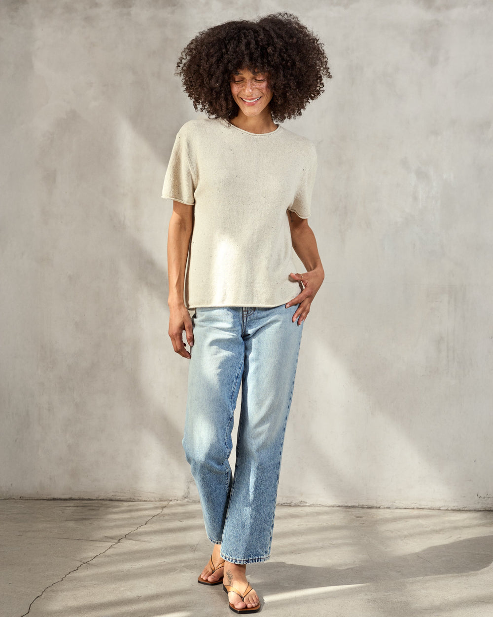 Crescent Knit Top