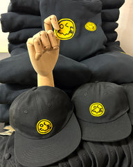 Stoned Smiley Camp Hat