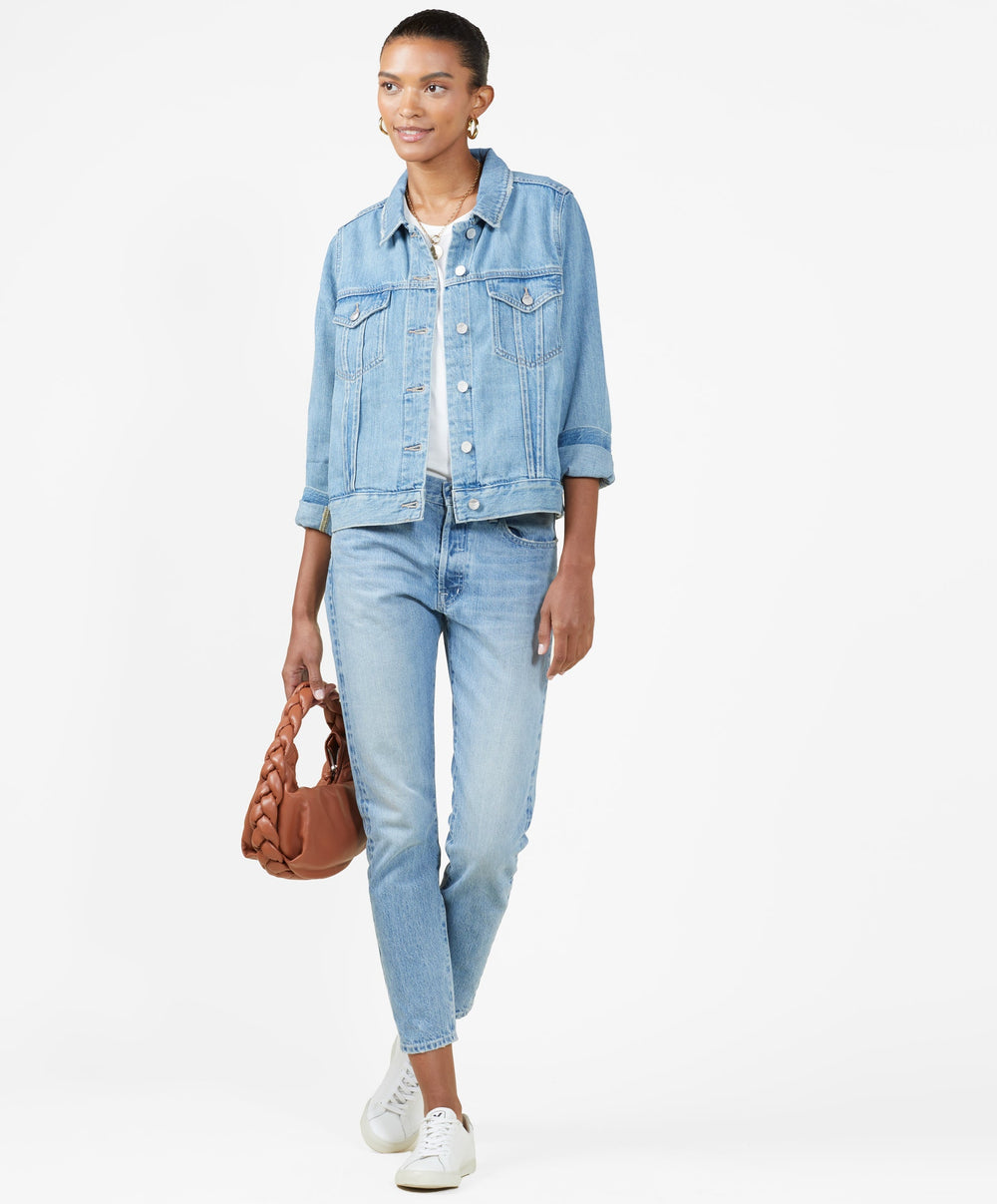 Women's Peacenik Denim Trucker
