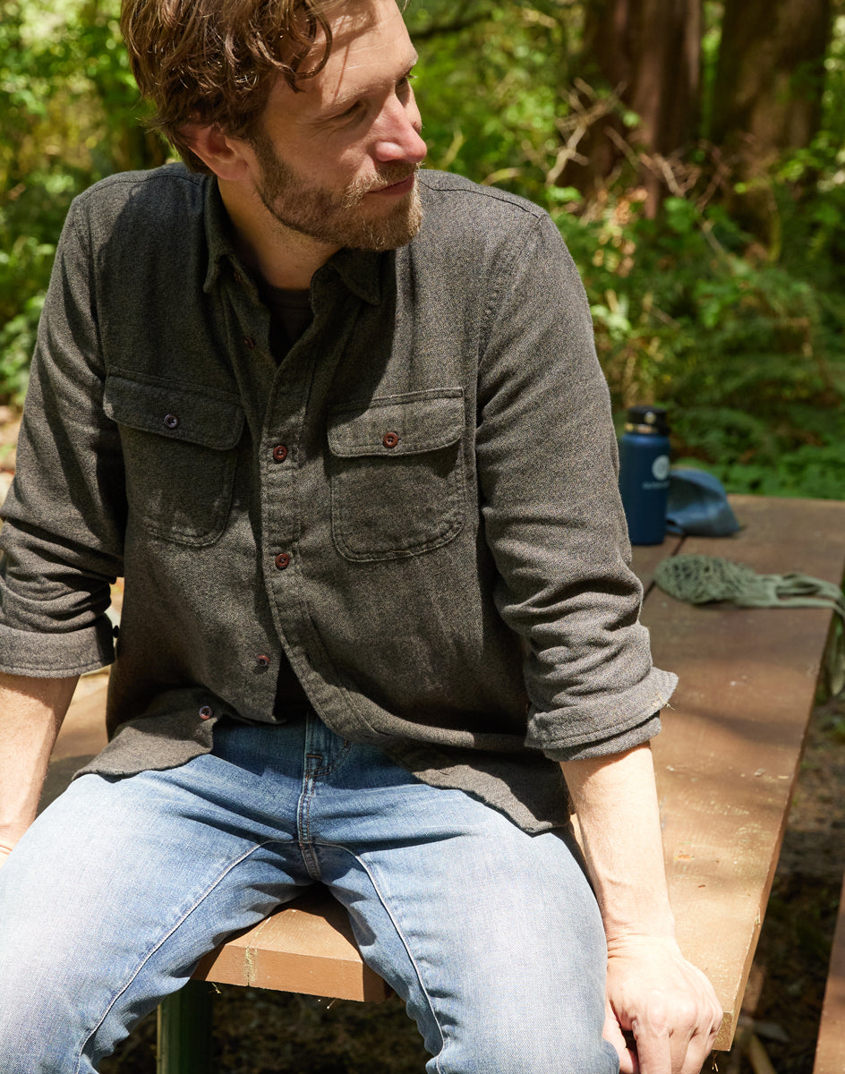 Transitional Flannel Utility Shirt