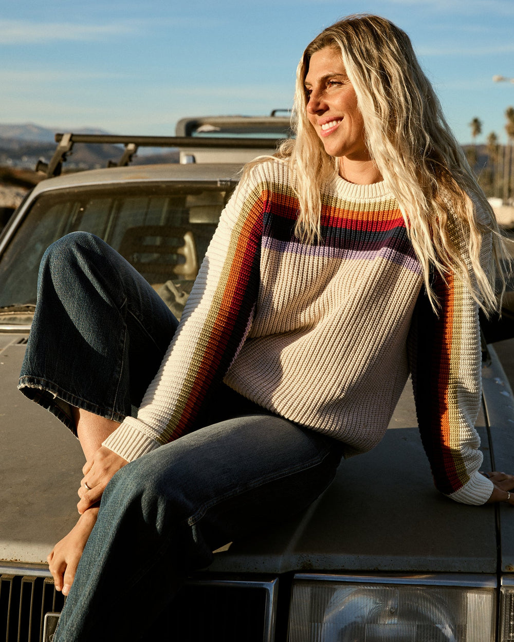 Nostalgic Rainbow Sweater