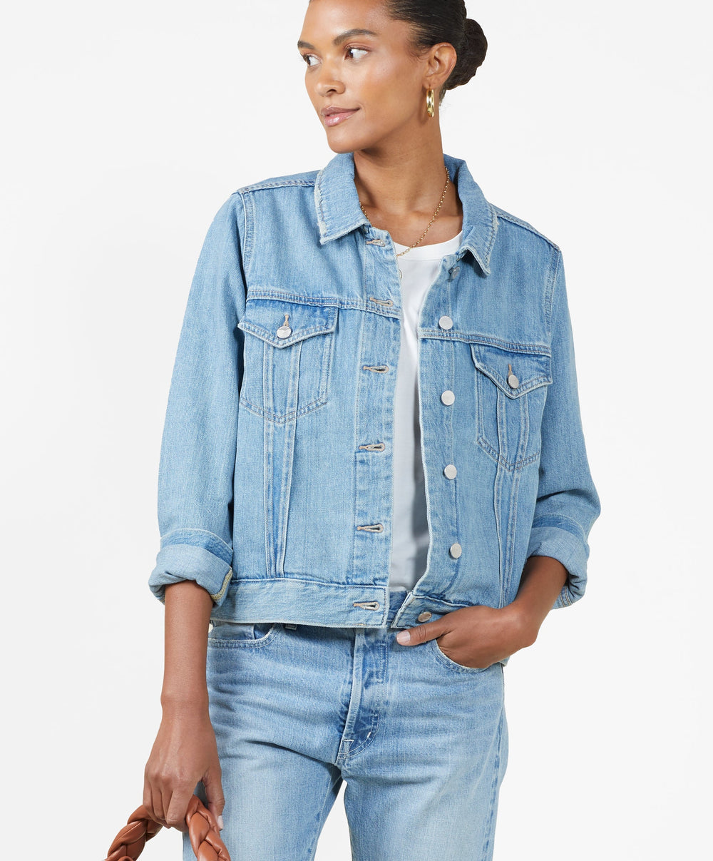 Women's Peacenik Denim Trucker