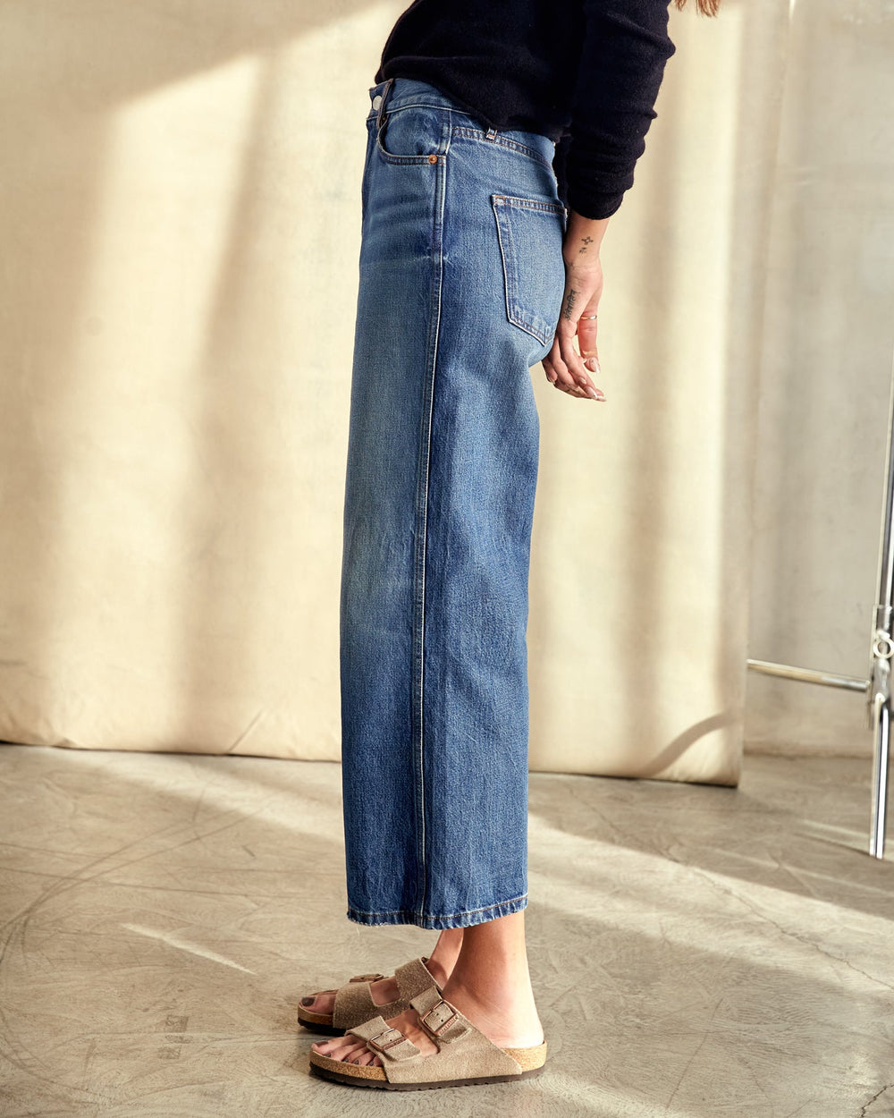 The Brook Wide Leg Jean