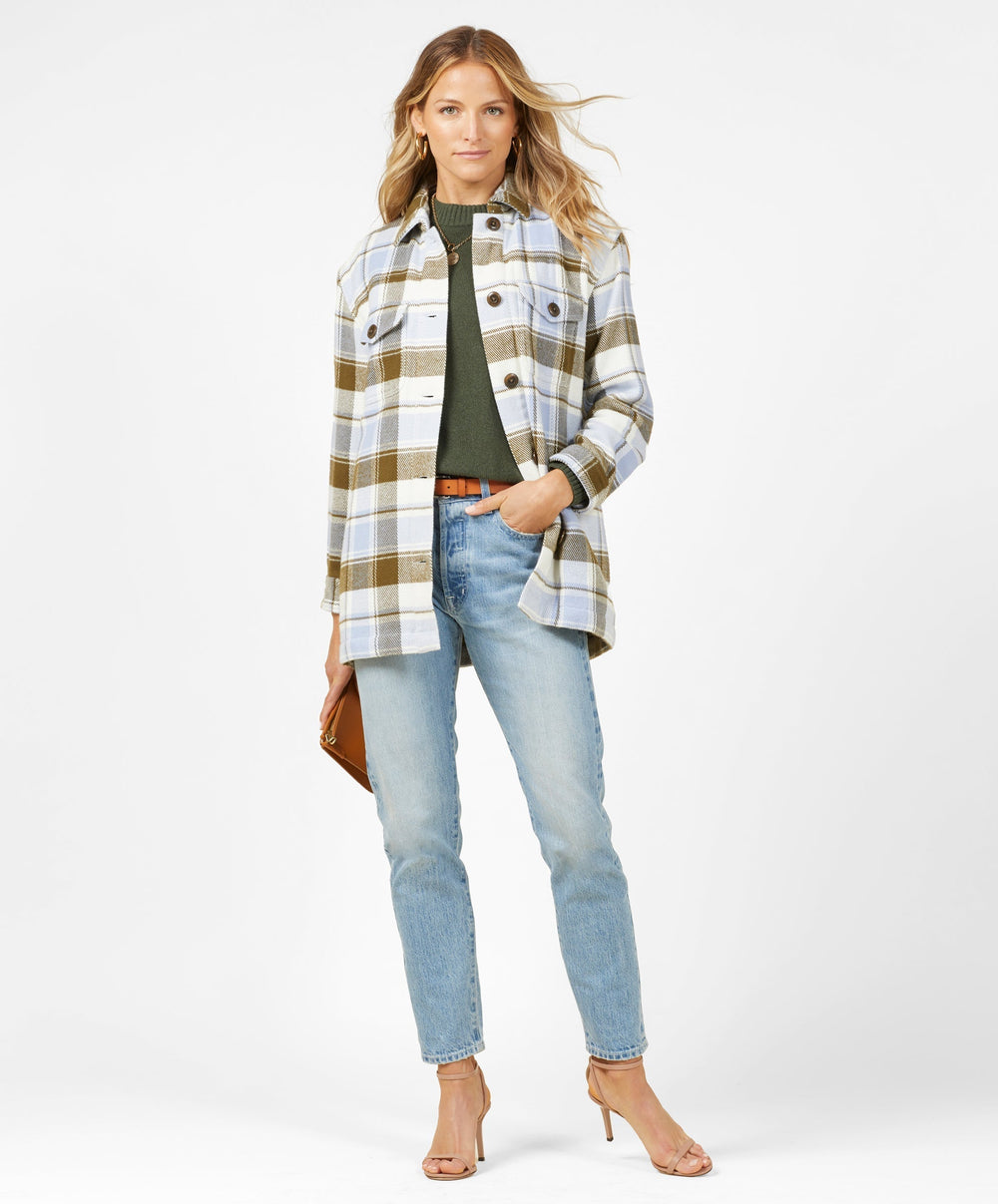 Women's Blanket Shirt Jacket