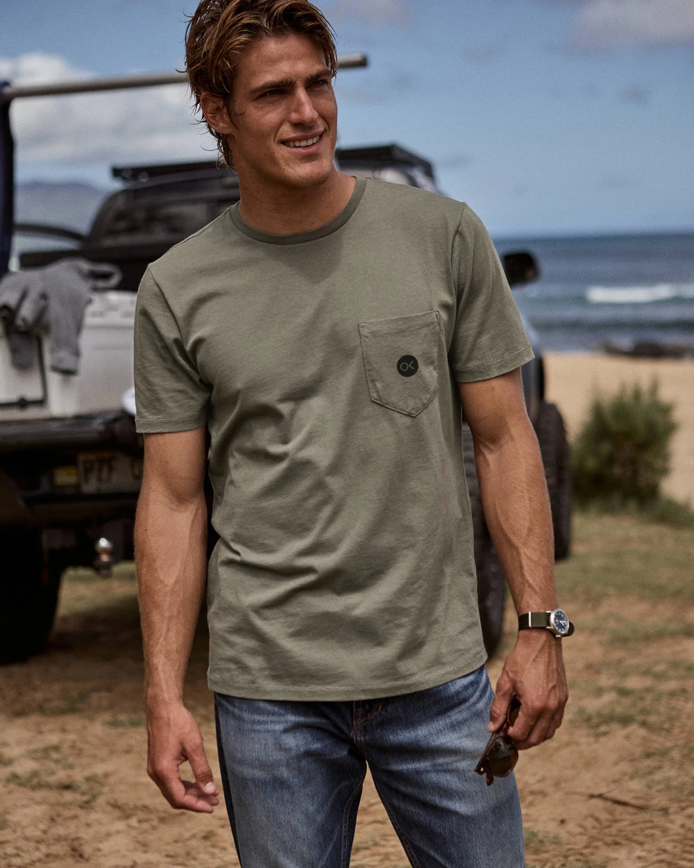 OK Dot Pocket Tee