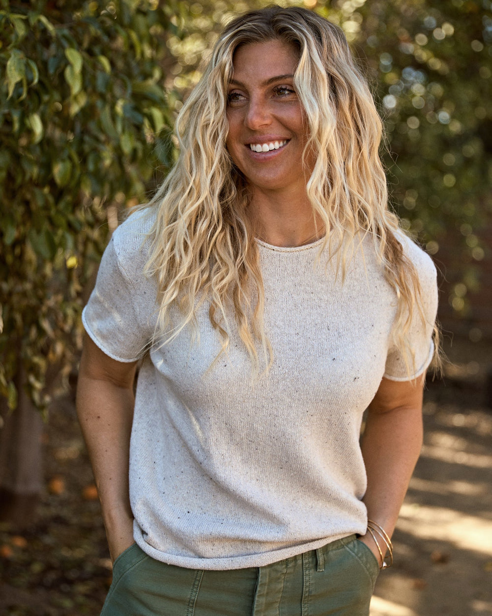 Crescent Knit Top