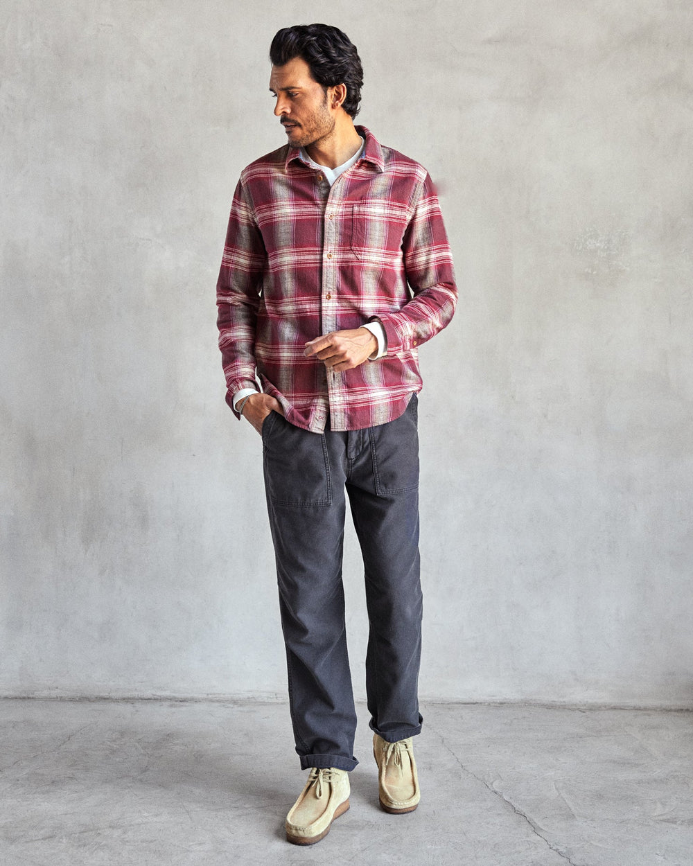 Transitional Slub Flannel