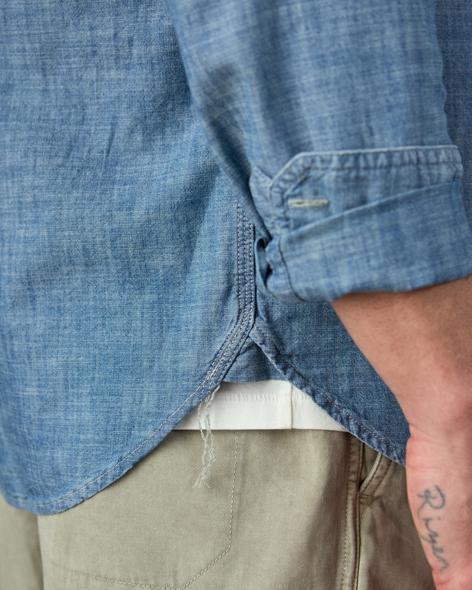 Chambray Utility Shirt