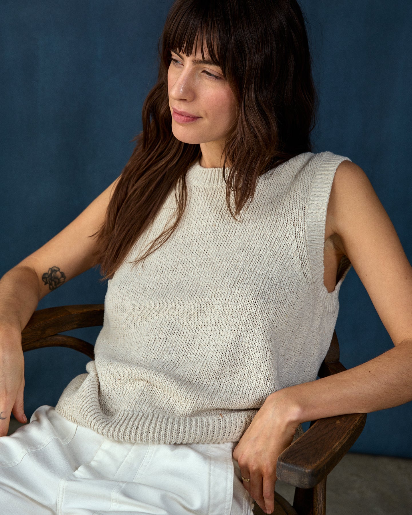 Crescent Knit Tank