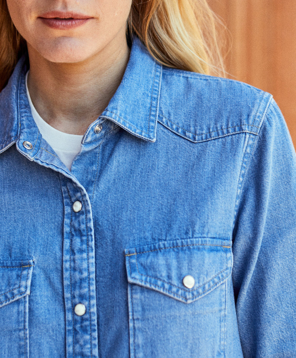 Wyatt Western Denim Shirt
