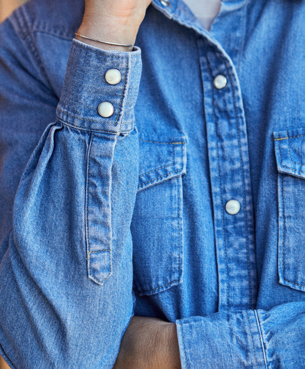 Wyatt Western Denim Shirt
