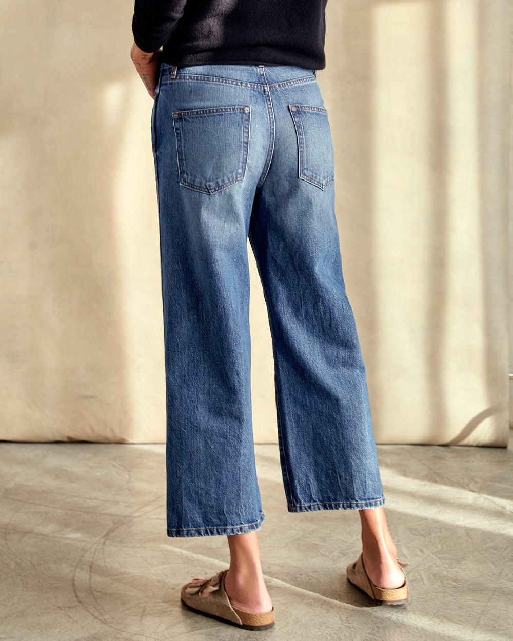 The Brook Wide Leg Jean