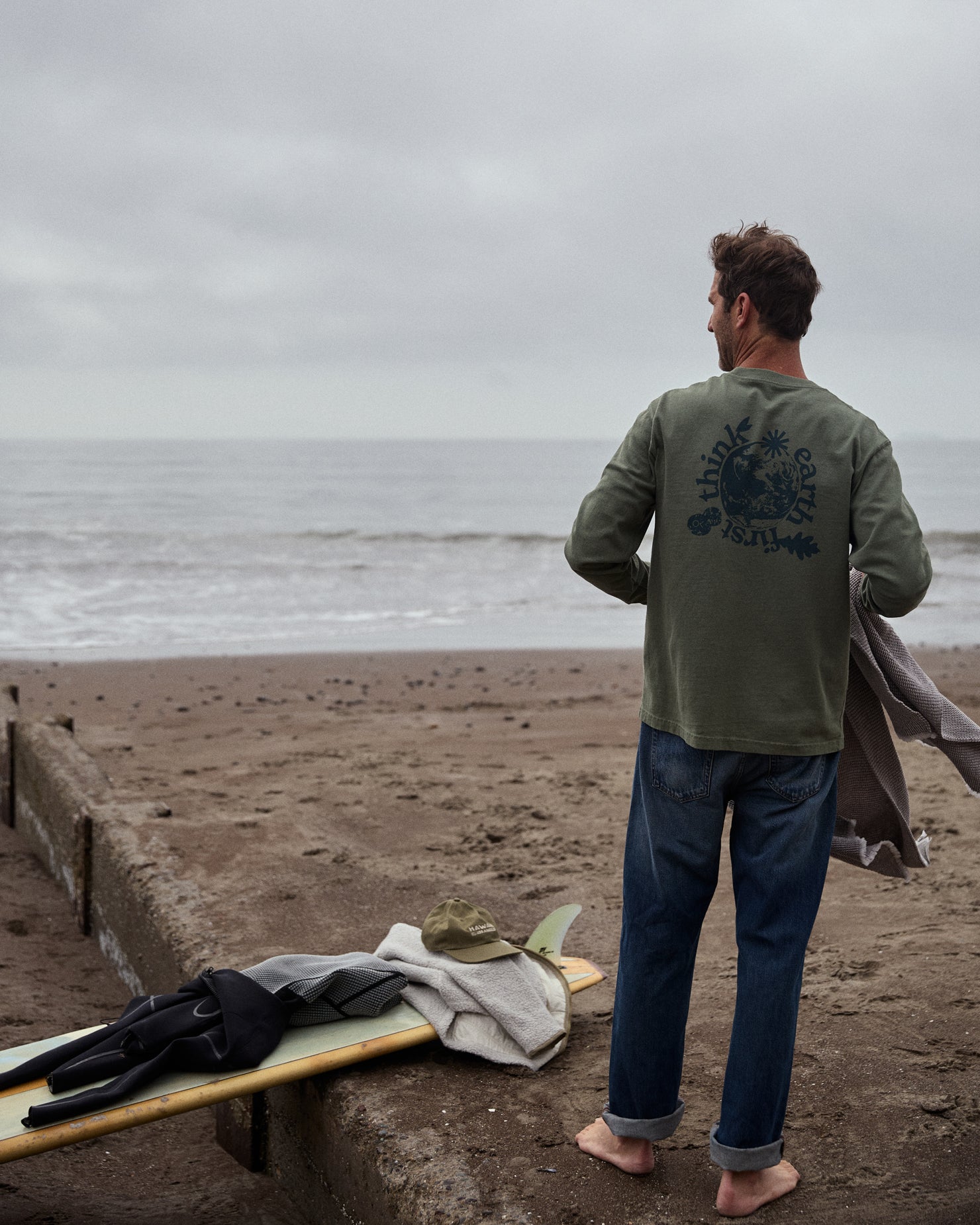 Think Earth First L/S Tee