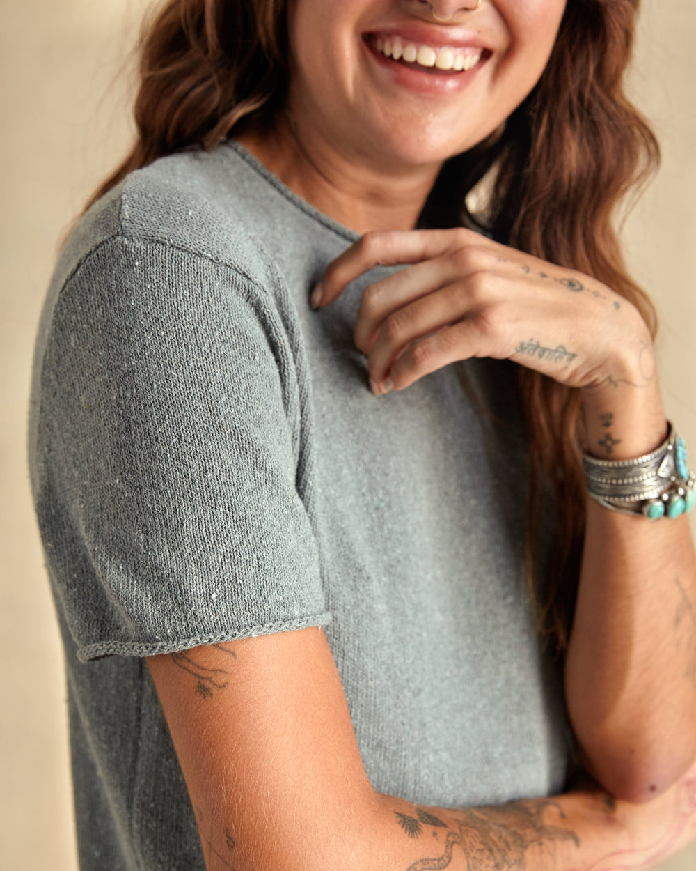 Crescent Knit Top