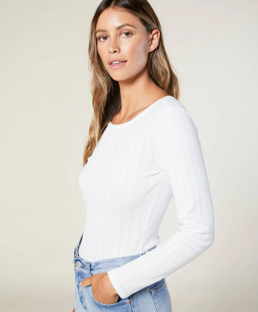 Joni L/S Pointelle Tee