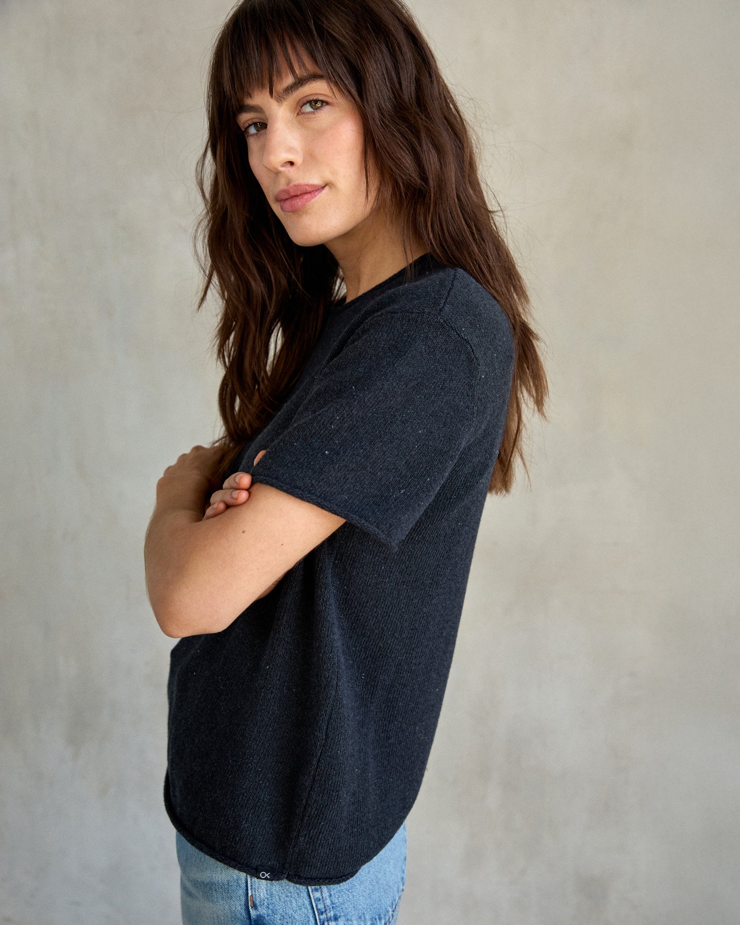 Crescent Knit Top
