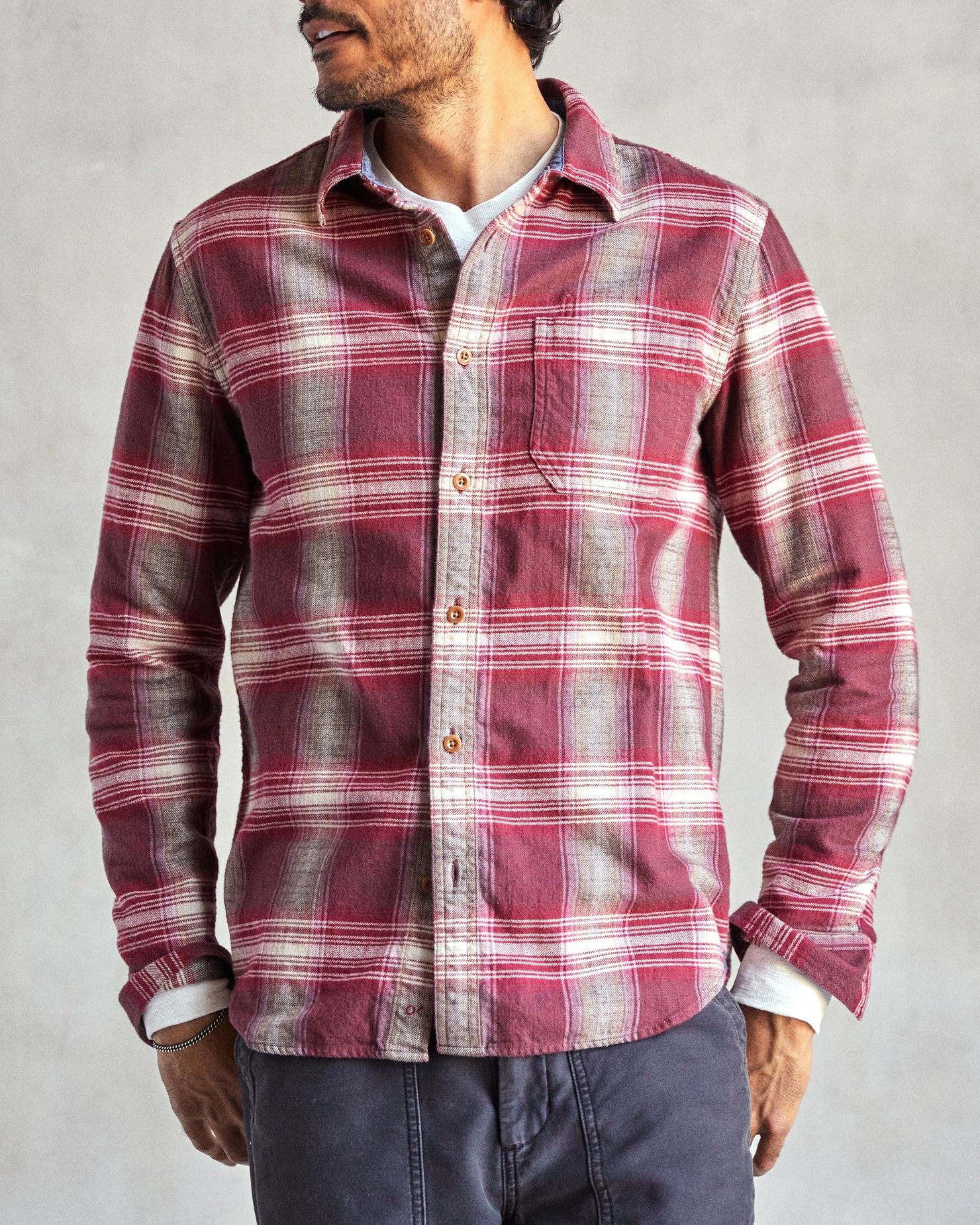 Transitional Slub Flannel