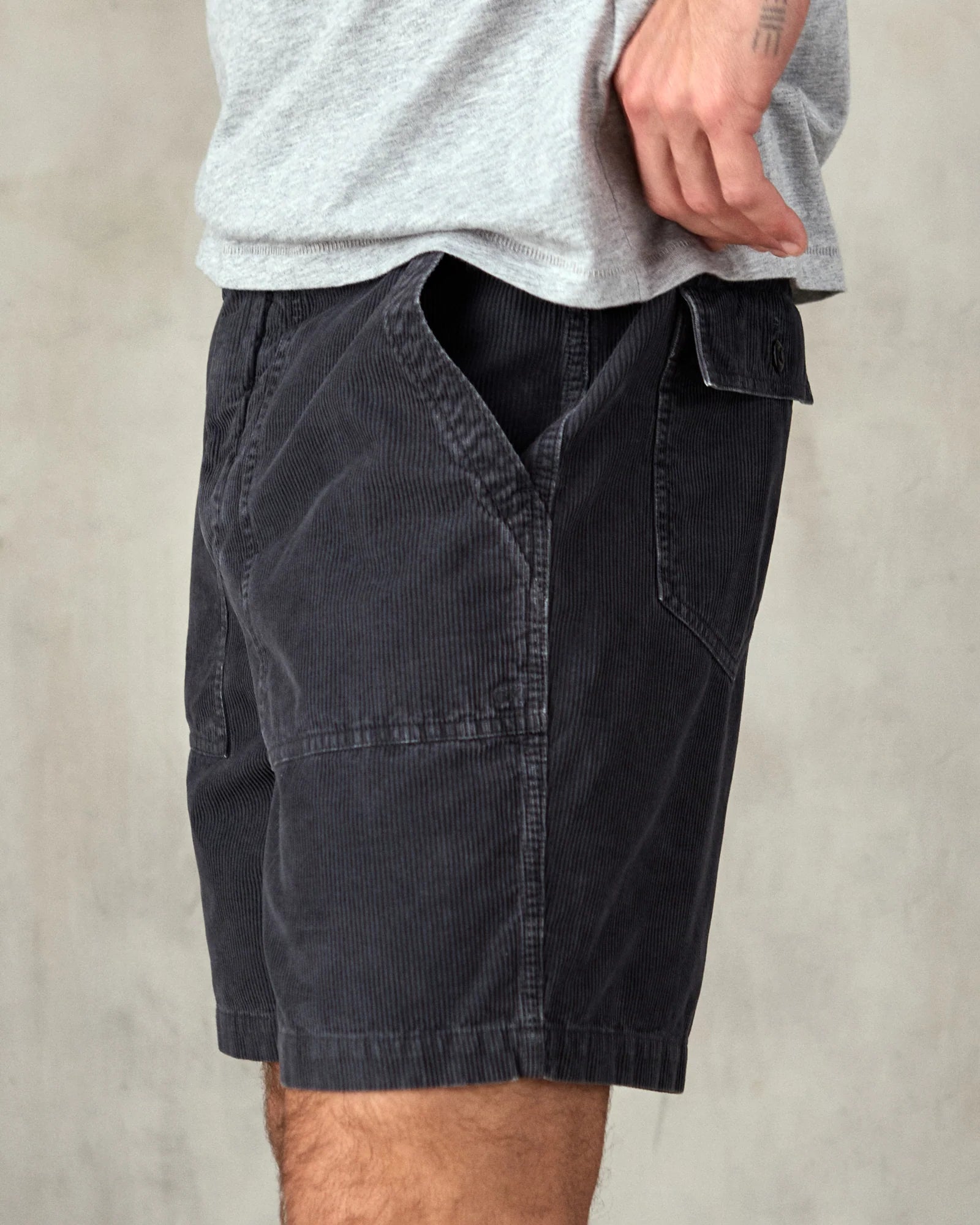 Seventyseven Cord Utility Shorts