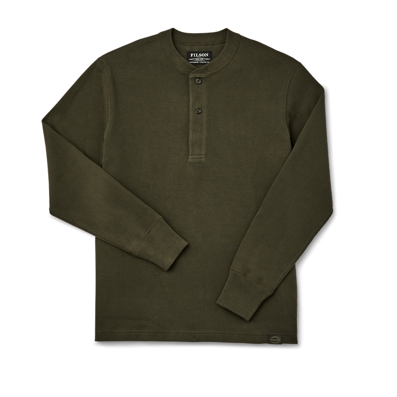 Waffle Knit Henley