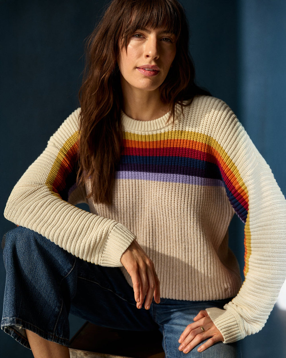 Nostalgic Rainbow Sweater