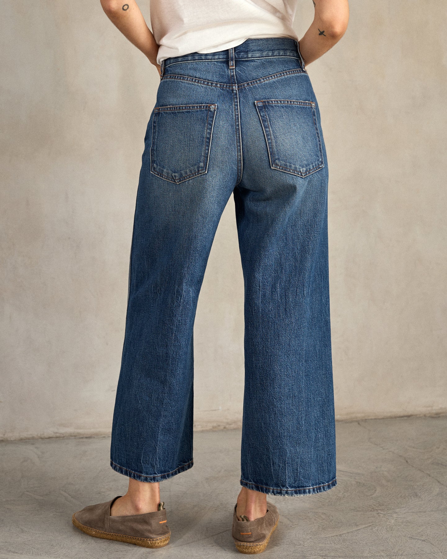The Brook Wide Leg Jean