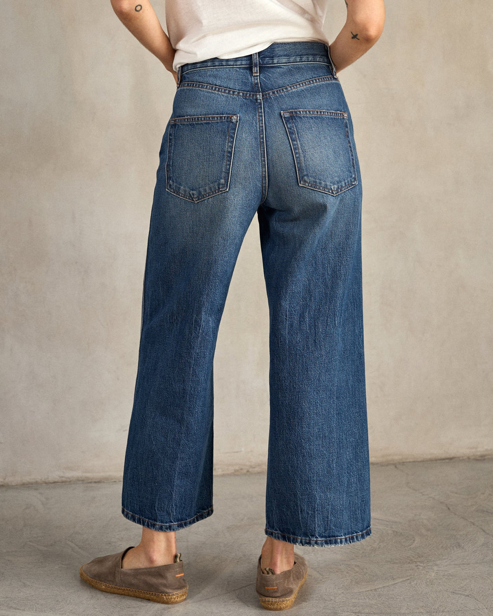 The Brook Wide Leg Jean