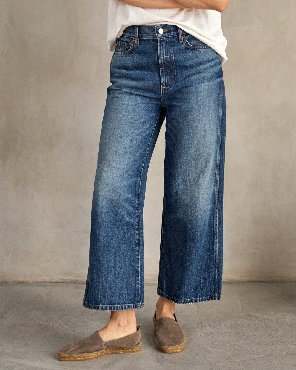 The Brook Wide Leg Jean