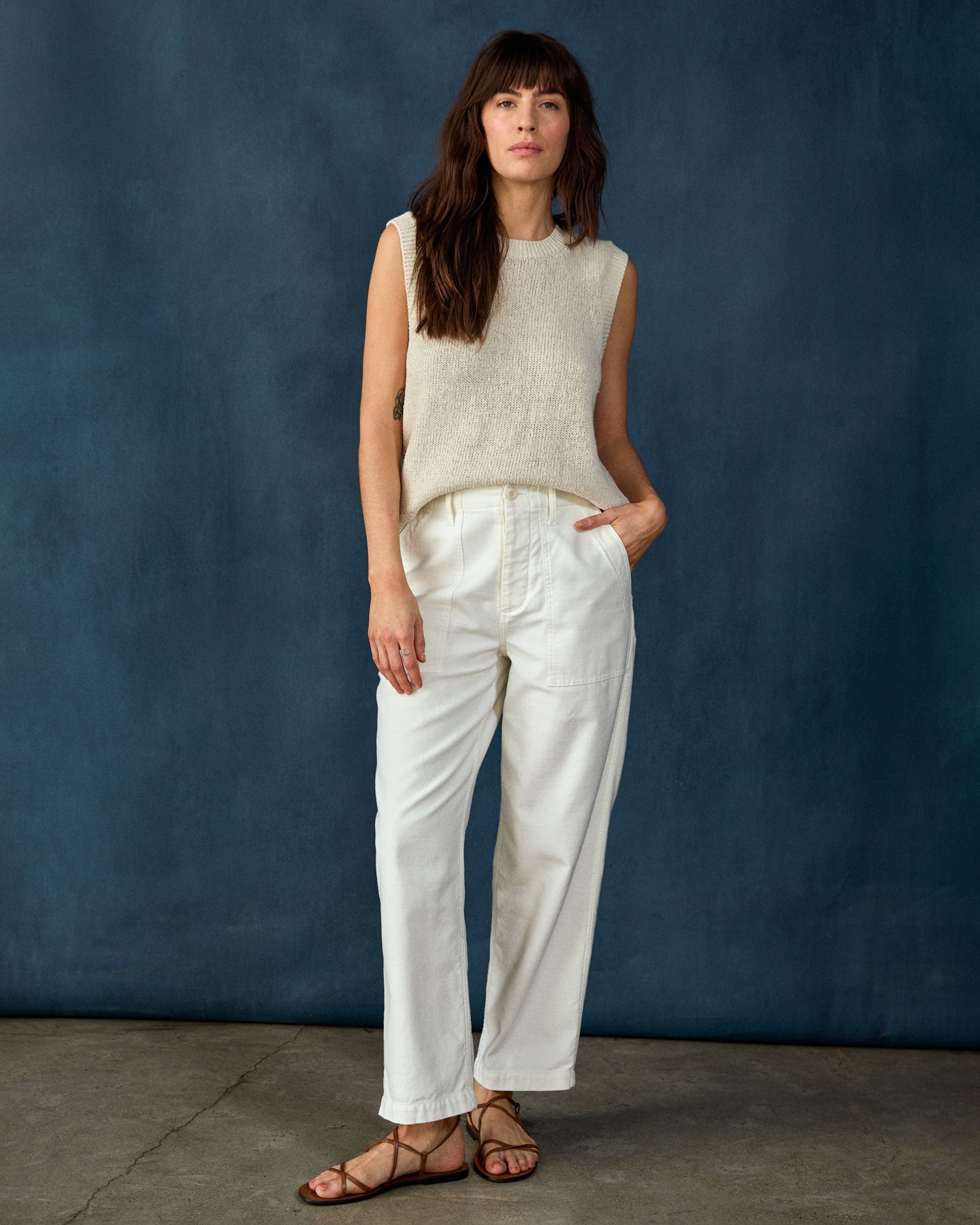 Crescent Knit Tank