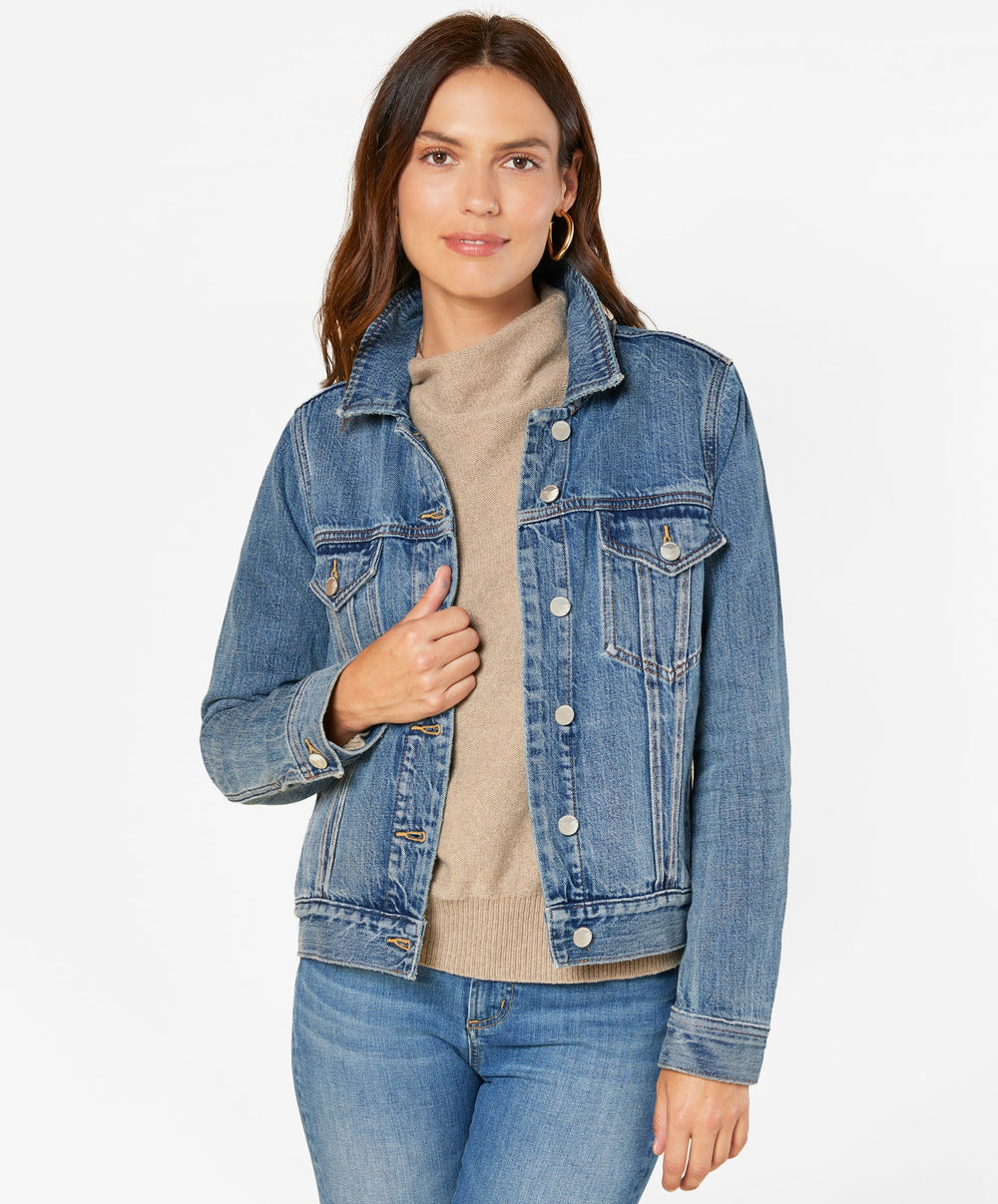Women's Peacenik Denim Trucker