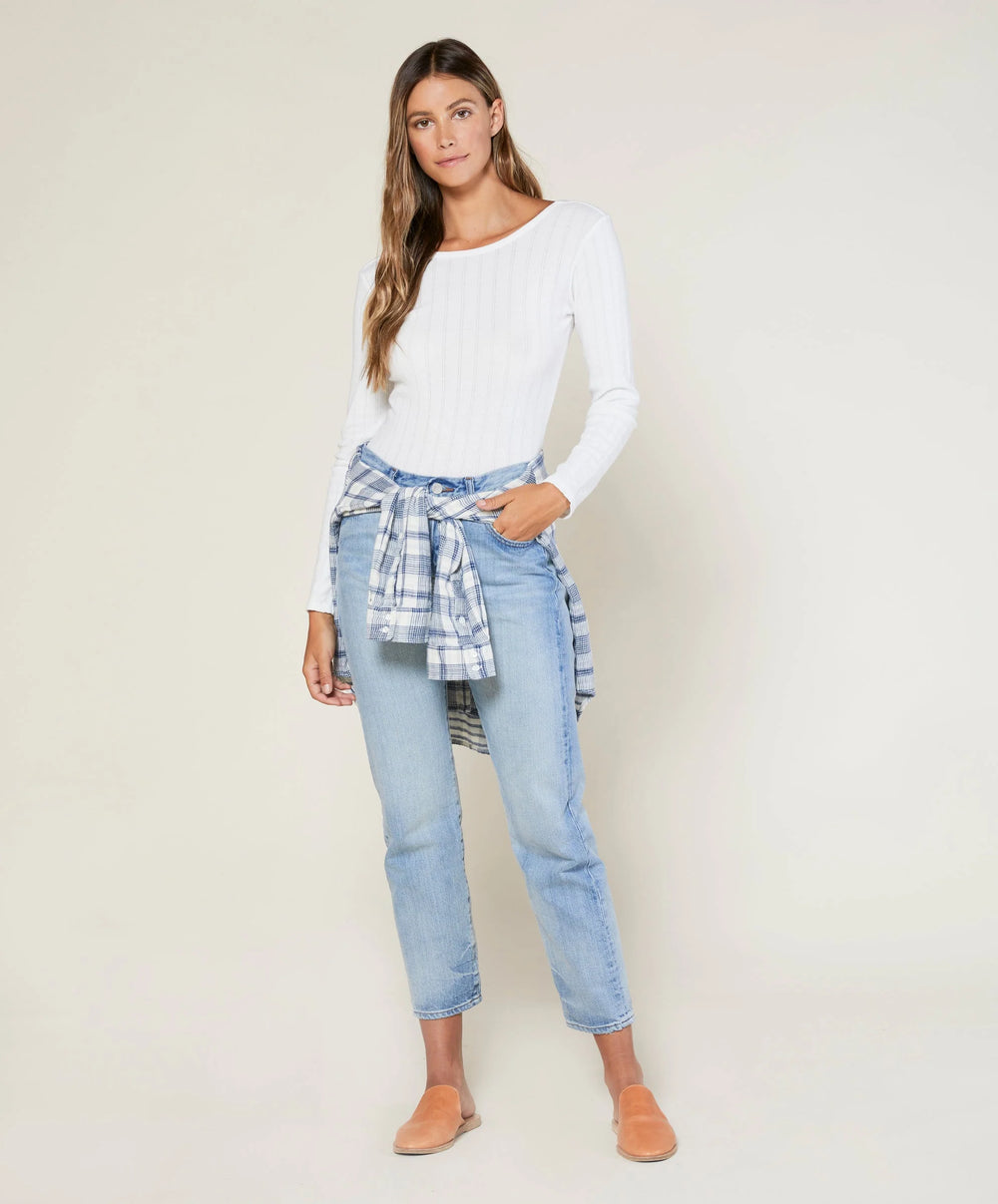 Joni L/S Pointelle Tee