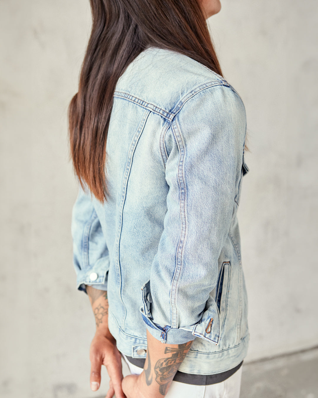 The Tides Trucker Jean Jacket