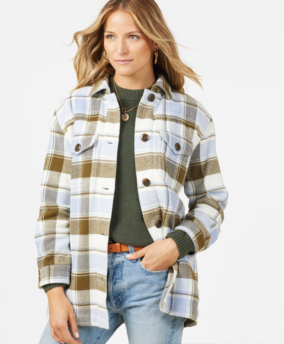 Women's Blanket Shirt Jacket