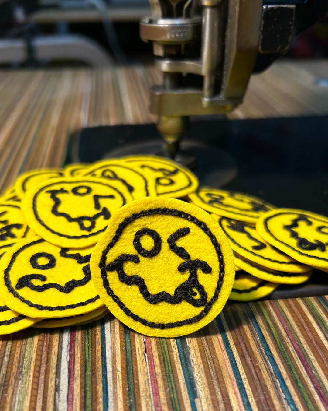 Stoned Smiley Camp Hat