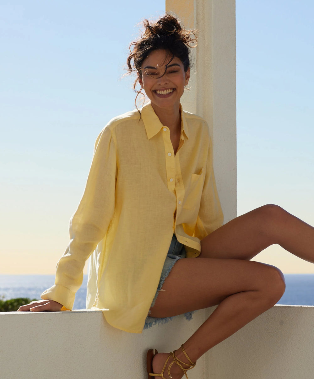 Sydney Linen Boyfriend Shirt