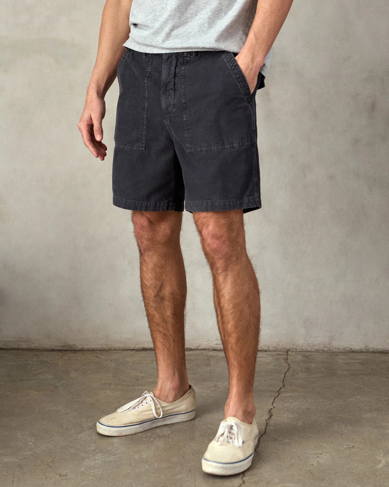 Seventyseven Cord Utility Shorts