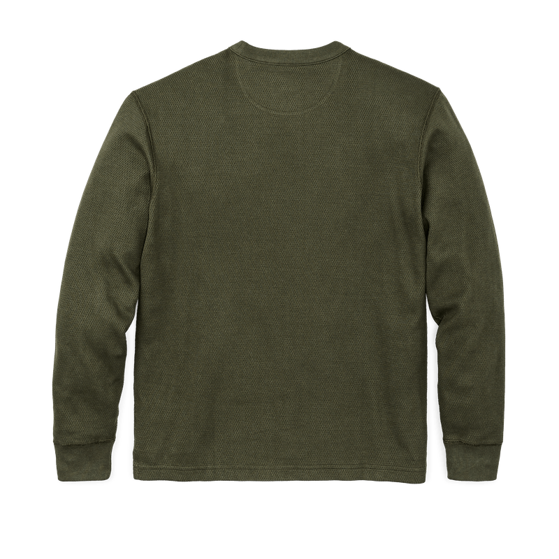 Waffle Knit Thermal Crewneck