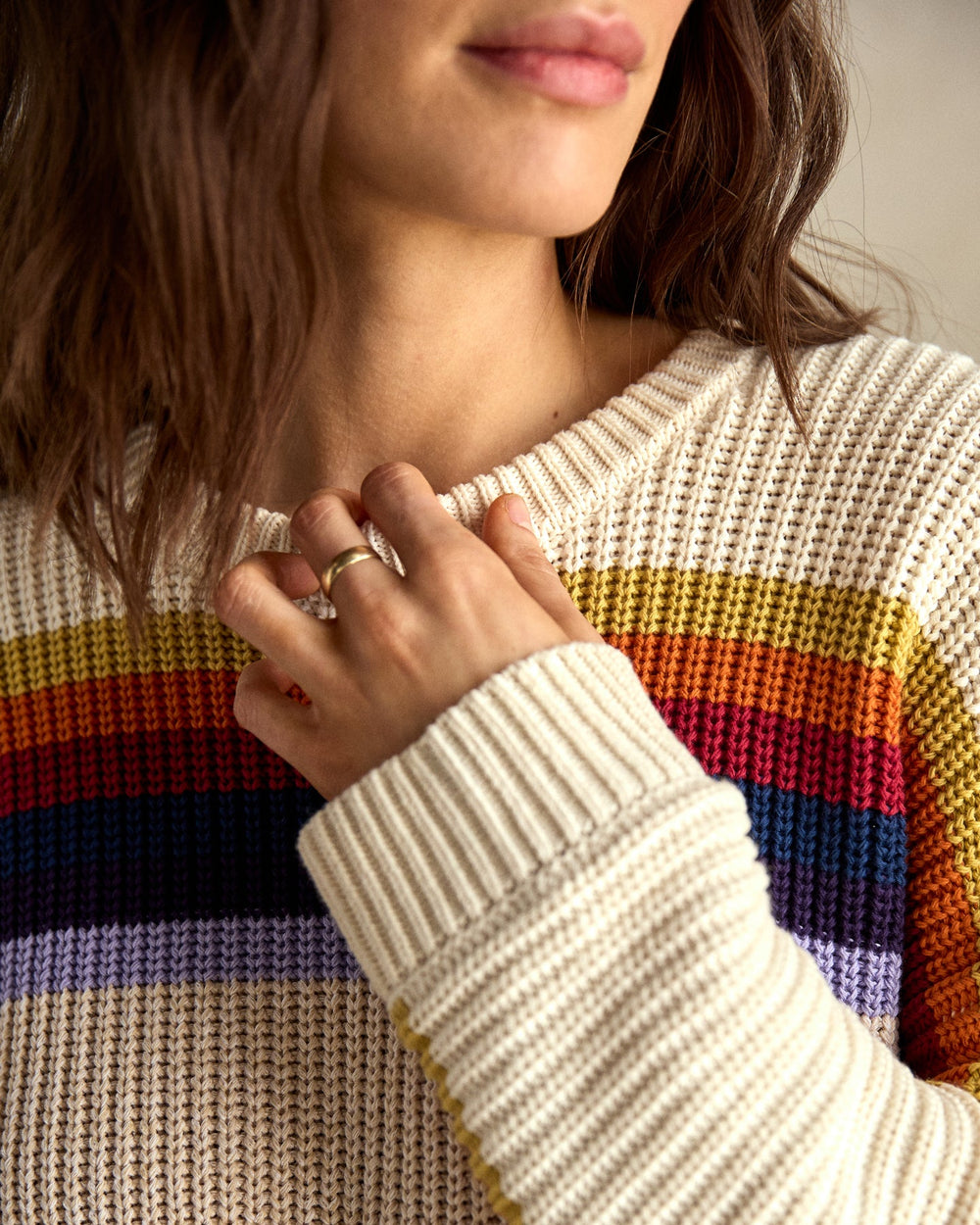 Nostalgic Rainbow Sweater