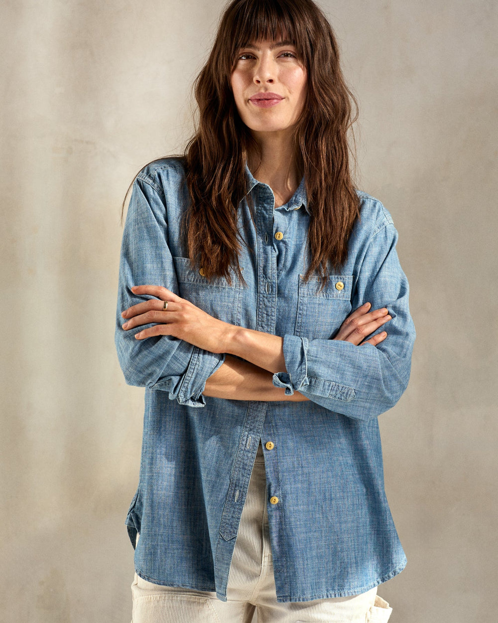 Women's Chambray Utility Shirt