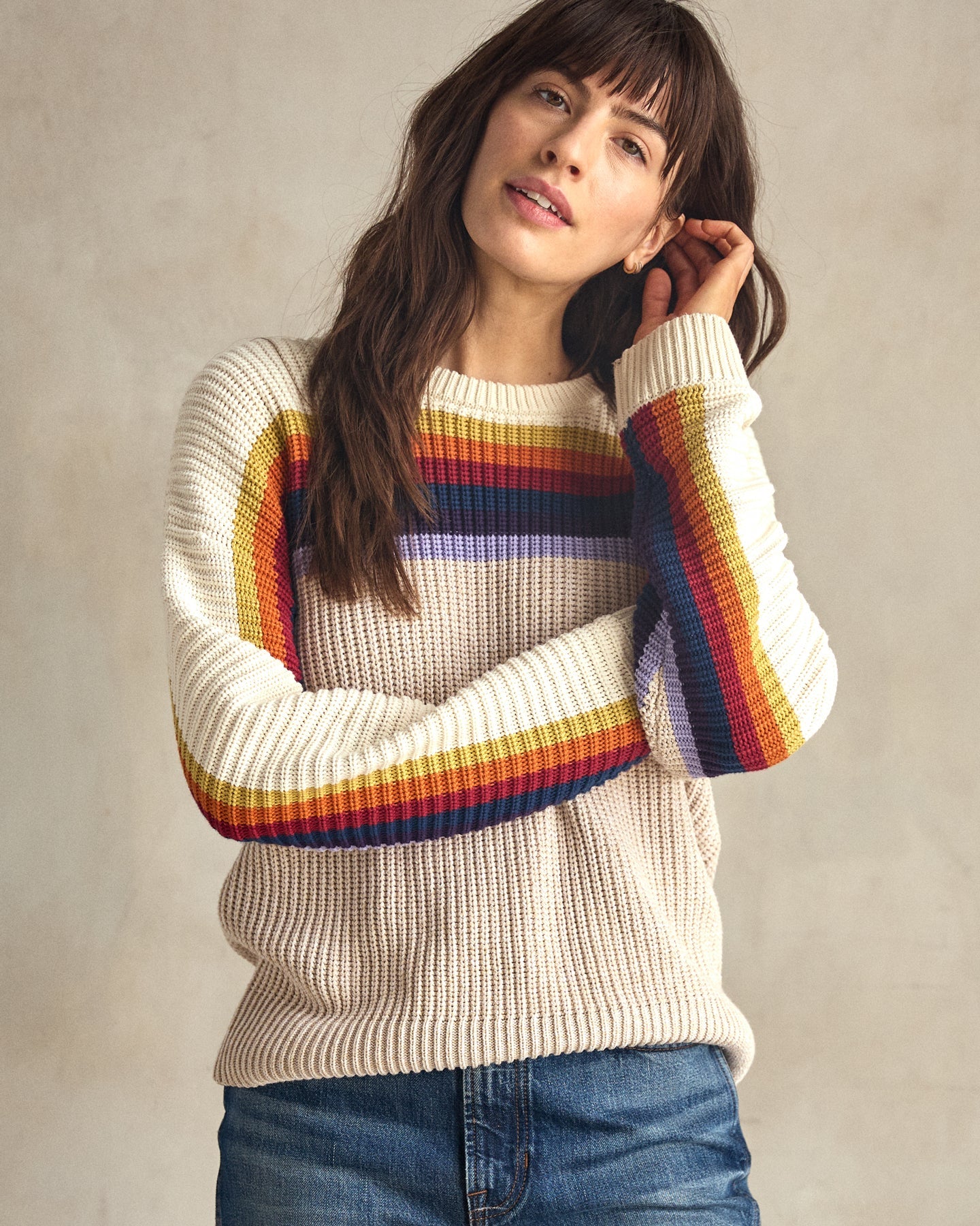 Nostalgic Rainbow Sweater