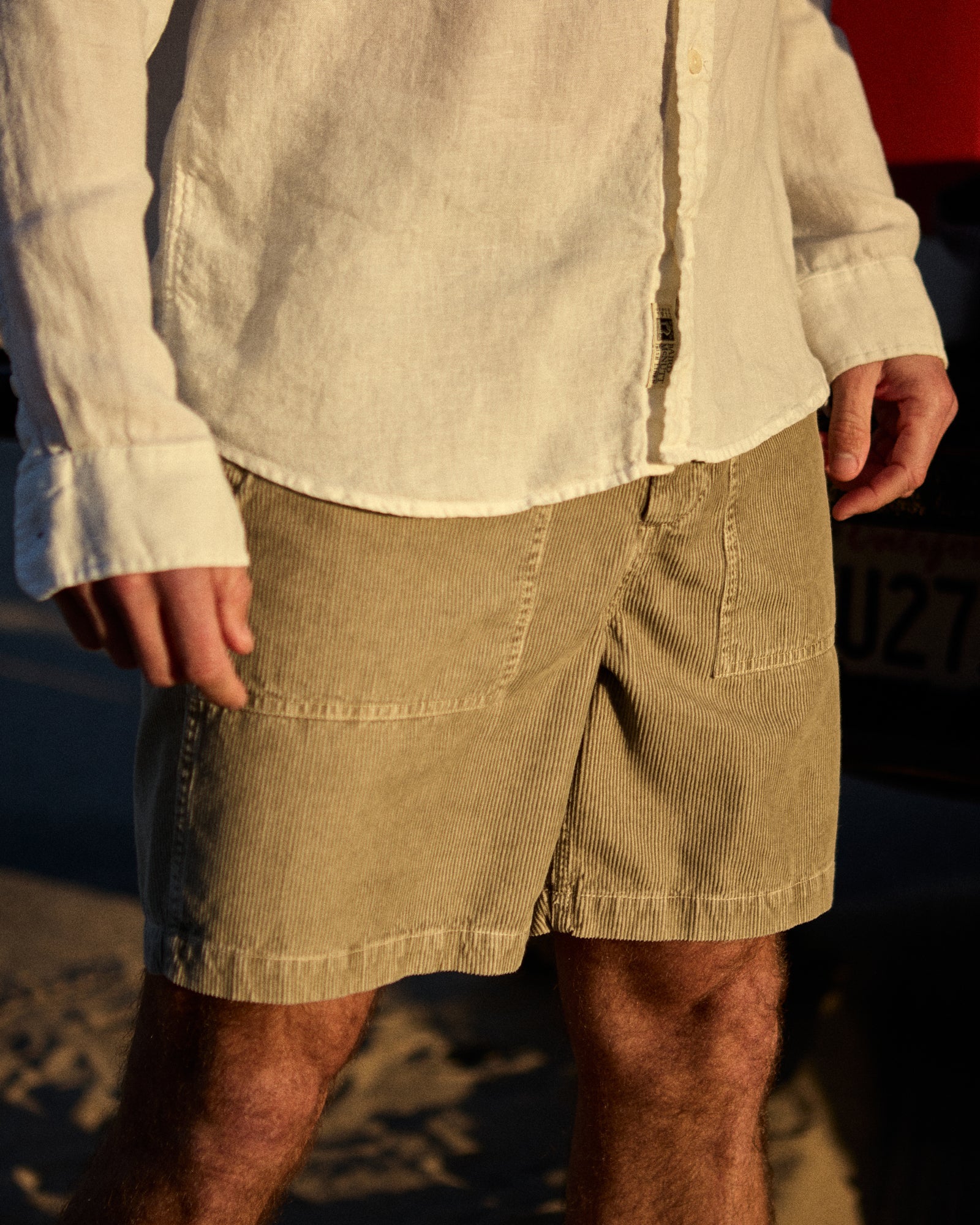 Seventyseven Cord Utility Shorts