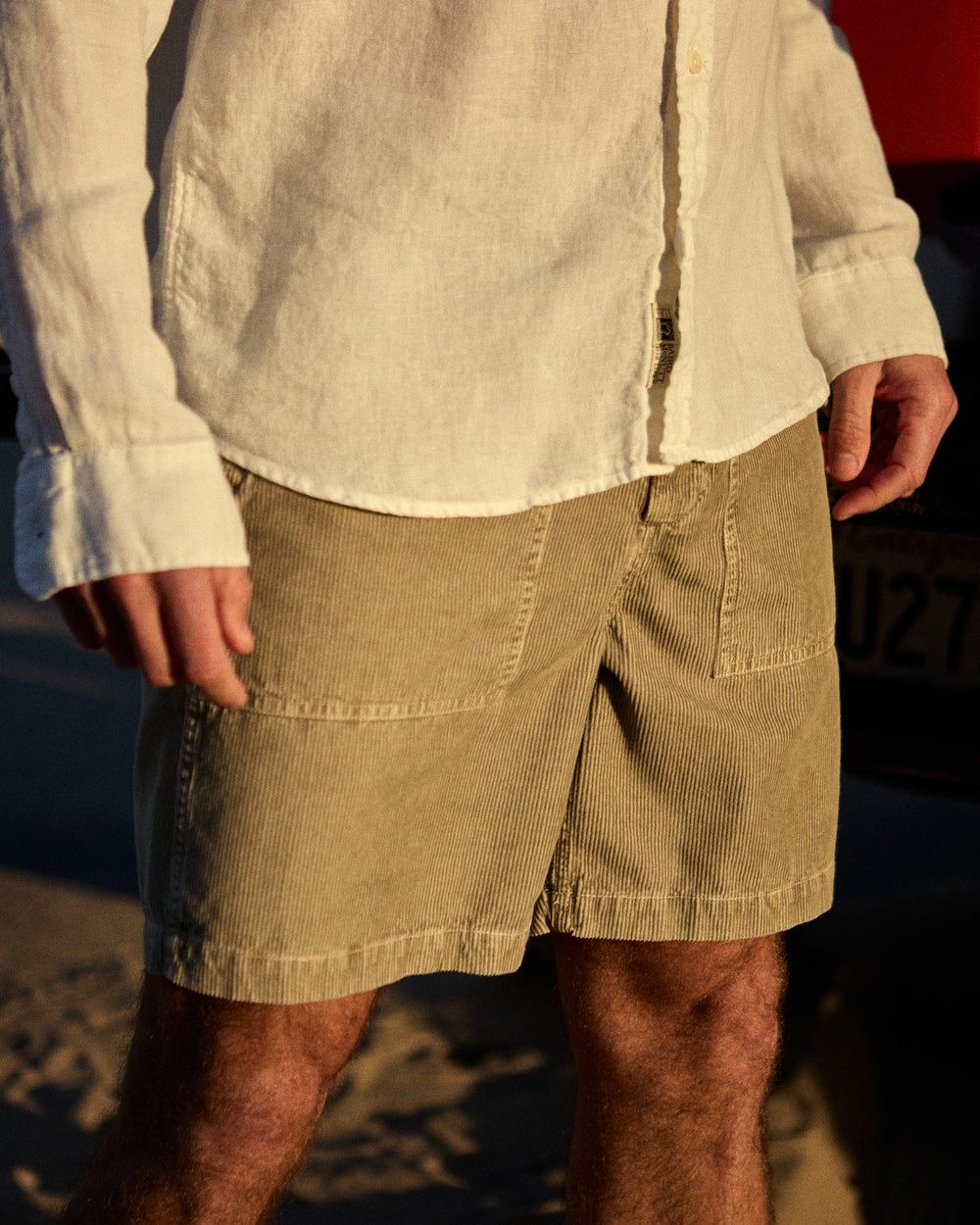 Seventyseven Cord Utility Shorts