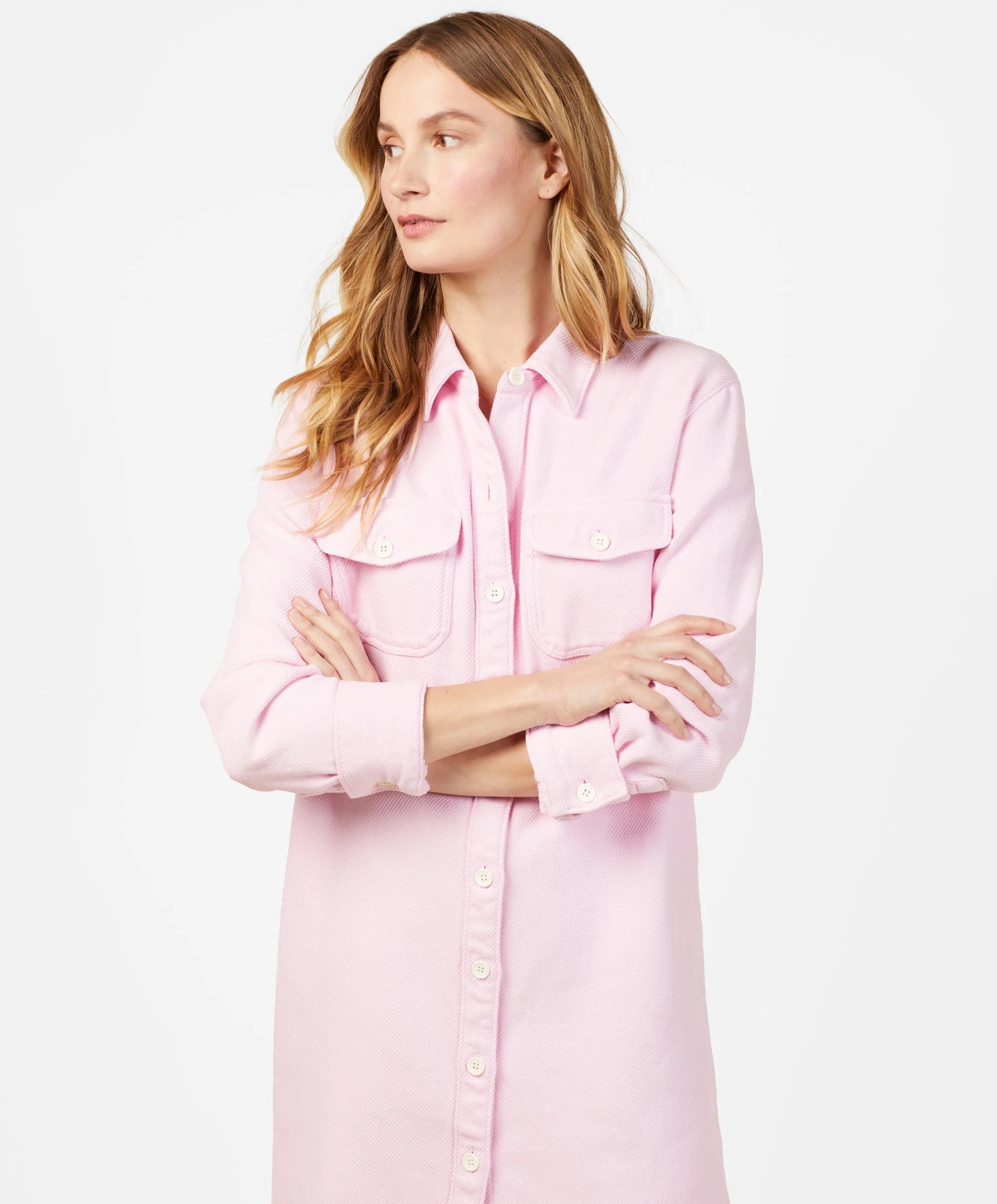 Chroma Blanket Shirt Dress