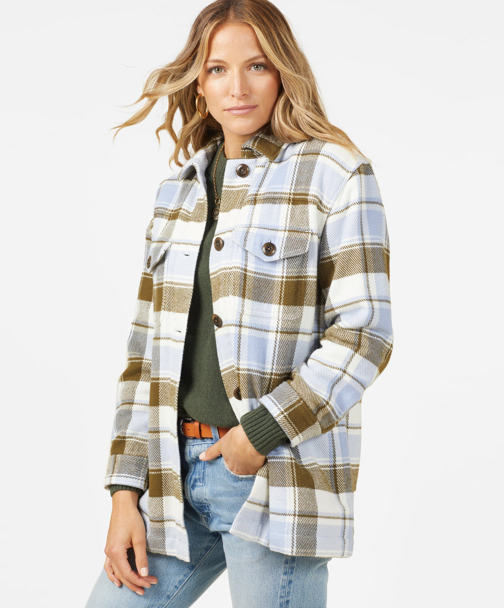 Women's Blanket Shirt Jacket