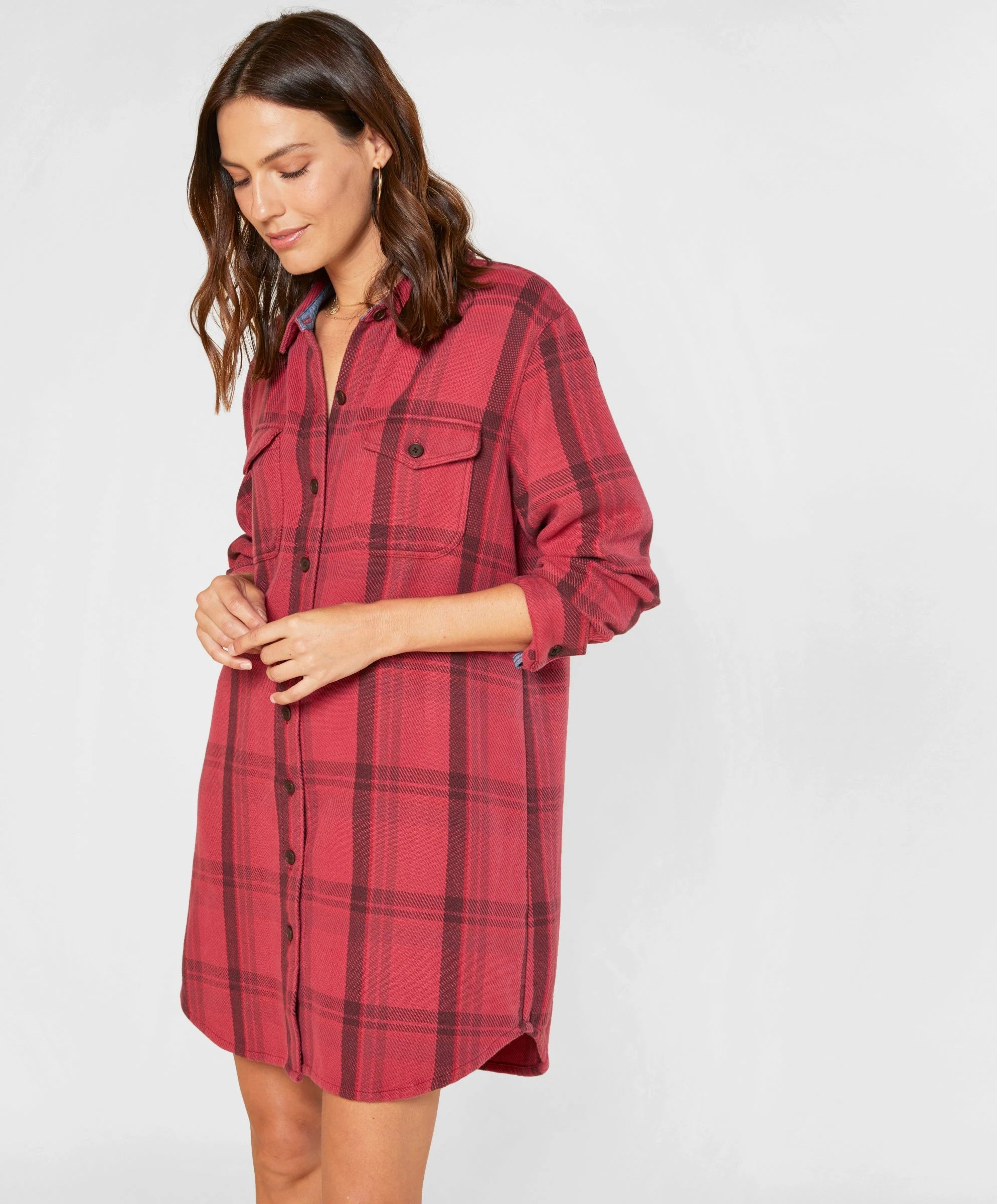 Blanket Shirt Dress