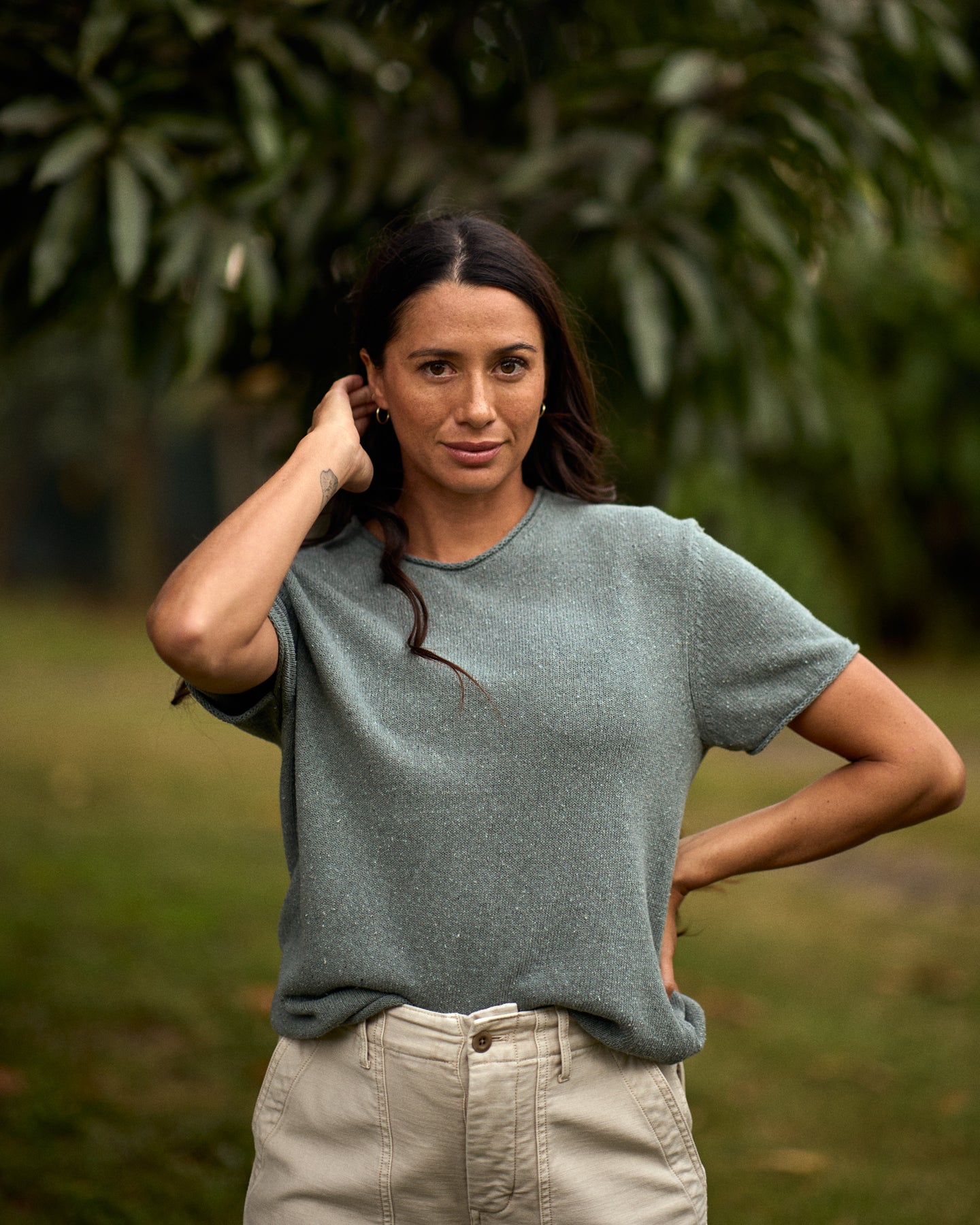 Crescent Knit Top