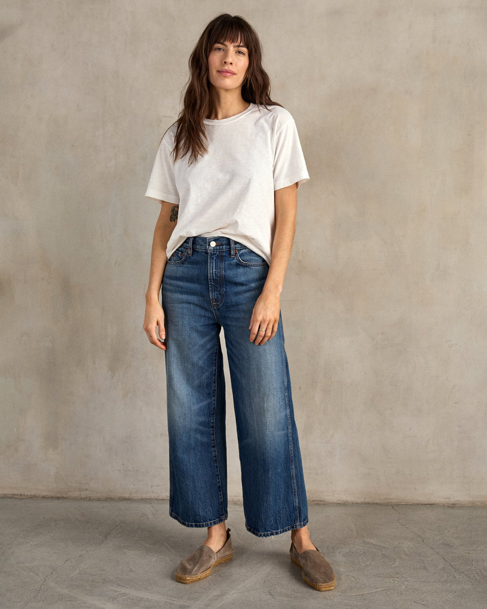 The Brook Wide Leg Jean