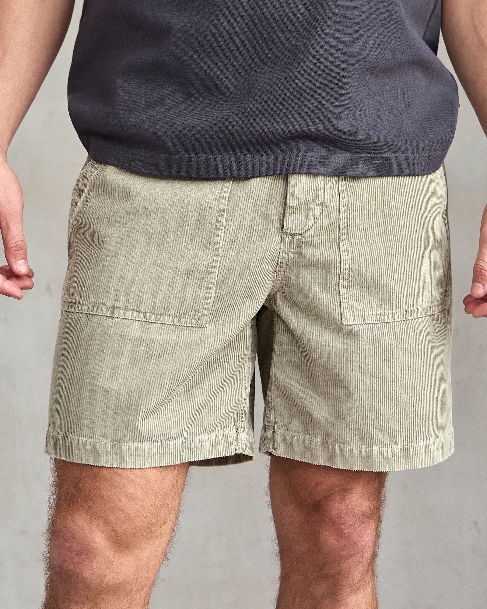 Seventyseven Cord Utility Shorts
